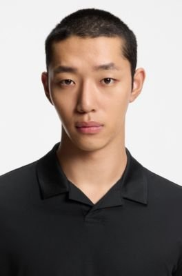 Hugo Boss Johnny-collar slim-fit polo shirt in stretch cotton - Image 3