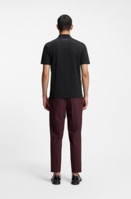 Hugo Boss Johnny-collar slim-fit polo shirt in stretch cotton - Image 2