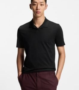 Hugo Boss Johnny-collar slim-fit polo shirt in stretch cotton
