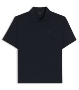 Hugo Boss Cotton polo shirt with Double B monogram