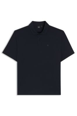 Hugo Boss Cotton polo shirt with Double B monogram