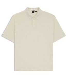 Hugo Boss Monogram-jacquard polo shirt in mercerised cotton