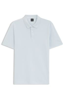 Hugo Boss Cotton-blend polo shirt with bubble-structured jacquard - Image 15