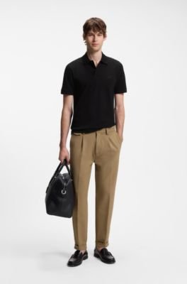 Hugo Boss Pallas polo shirt in cotton piqué with embroidered logo - Image 3