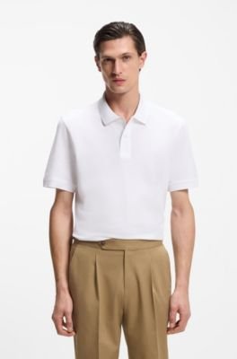 Hugo Boss Pallas polo shirt in cotton piqué with embroidered logo - Image 11