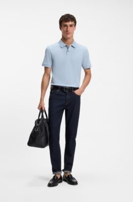 Hugo Boss Pallas polo shirt in cotton piqué with embroidered logo - Image 73