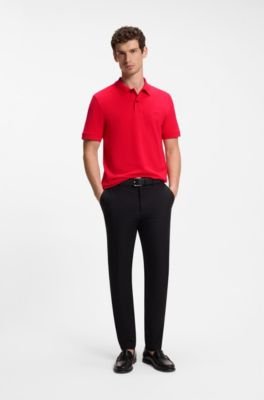 Hugo Boss Pallas polo shirt in cotton piqué with embroidered logo - Image 98