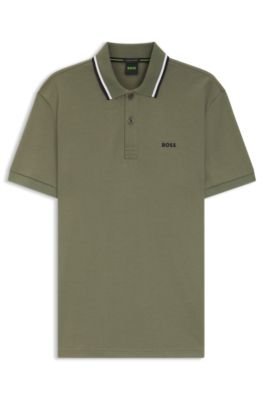 Hugo Boss Paddy slim-fit polo shirt in interlock cotton - Image 10