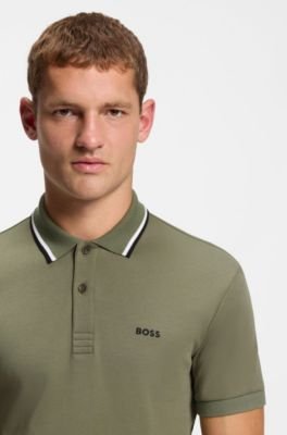 Hugo Boss Paddy slim-fit polo shirt in interlock cotton - Image 7