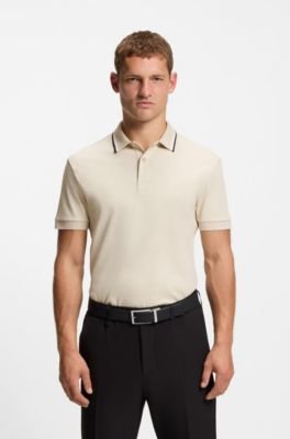 Hugo Boss Paddy slim-fit polo shirt in interlock cotton - Image 11