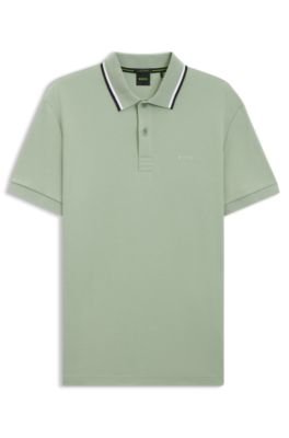 Hugo Boss Paddy slim-fit polo shirt in interlock cotton - Image 20