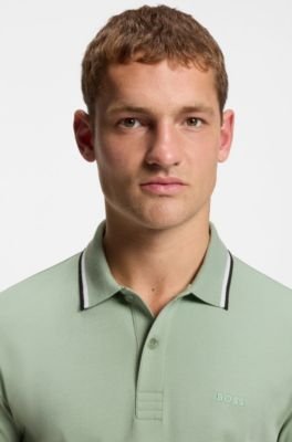 Hugo Boss Paddy slim-fit polo shirt in interlock cotton - Image 17