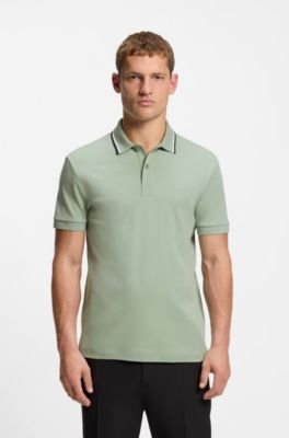 Hugo Boss Paddy slim-fit polo shirt in interlock cotton - Image 16