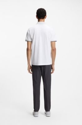 Hugo Boss Paddy polo shirt in stretch-cotton piqué - Image 4