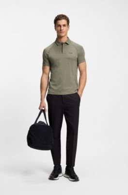 Hugo Boss Slim-fit polo shirt with temperature-regulating performance - Image 13