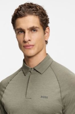 Hugo Boss Slim-fit polo shirt with temperature-regulating performance - Image 12