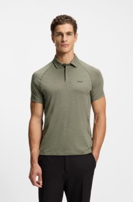 Hugo Boss Slim-fit polo shirt with temperature-regulating performance - Image 11