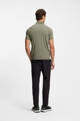 Hugo Boss Slim-fit polo shirt with temperature-regulating performance - Image 14