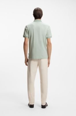 Hugo Boss Bubble-structure polo shirt in cotton - Image 4