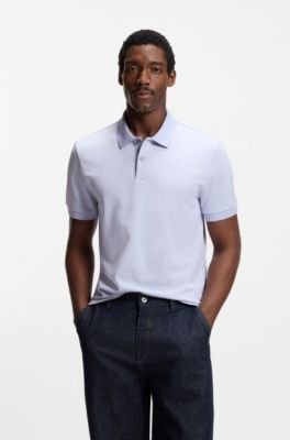 Hugo Boss Bubble-structure polo shirt in cotton - Image 6