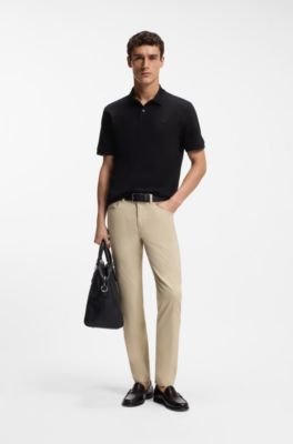 Hugo Boss Cotton-piqué polo shirt with Double B monogram - Image 3