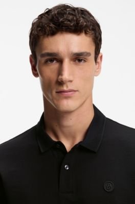 Hugo Boss Cotton-piqué polo shirt with Double B monogram - Image 2