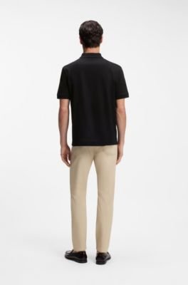Hugo Boss Cotton-piqué polo shirt with Double B monogram - Image 4