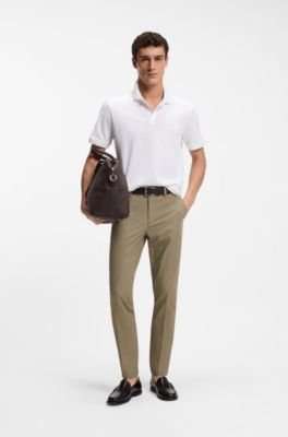 Hugo Boss Cotton-piqué polo shirt with Double B monogram - Image 8