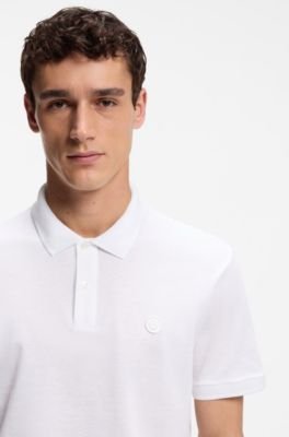 Hugo Boss Cotton-piqué polo shirt with Double B monogram - Image 7