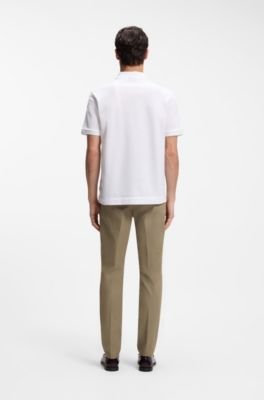 Hugo Boss Cotton-piqué polo shirt with Double B monogram - Image 9