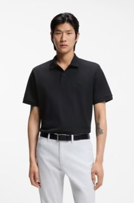 Hugo Boss Cotton-piqué polo shirt with Double B monogram - Image 11