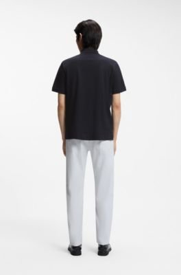 Hugo Boss Cotton-piqué polo shirt with Double B monogram - Image 14