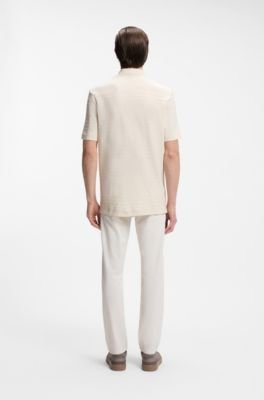 Hugo Boss BOSS x ASTON MARTIN polo shirt in cotton jacquard - Image 4