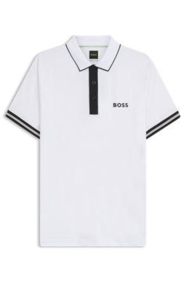Hugo Boss Active slim-fit polo shirt with moisture management - Image 10