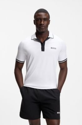 Hugo Boss Active slim-fit polo shirt with moisture management - Image 6