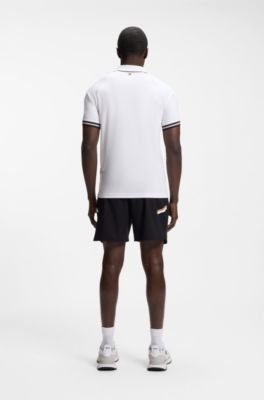 Hugo Boss Active slim-fit polo shirt with moisture management - Image 9