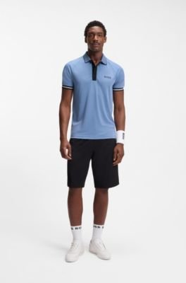 Hugo Boss Active slim-fit polo shirt with moisture management - Image 13
