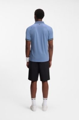 Hugo Boss Active slim-fit polo shirt with moisture management - Image 14