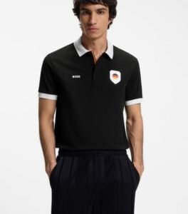Hugo Boss Paddy polo shirt with country flag