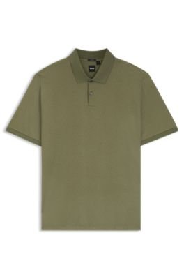 Hugo Boss Mercerized-cotton polo shirt with printed monograms - Image 2