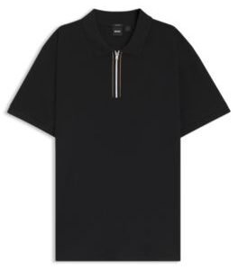 Hugo Boss Regular-fit polo shirt in mercerized cotton