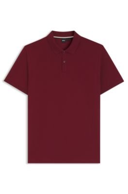 Hugo Boss Pallas polo shirt in cotton piqué with logo details - Image 7