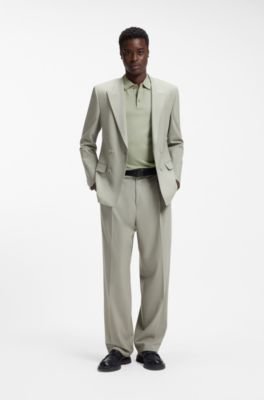Hugo Boss Slub-interlock polo shirt in a slim fit - Image 13