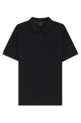 Hugo Boss Porsche x BOSS polo shirt in jacquard-patterned cotton - Image 5