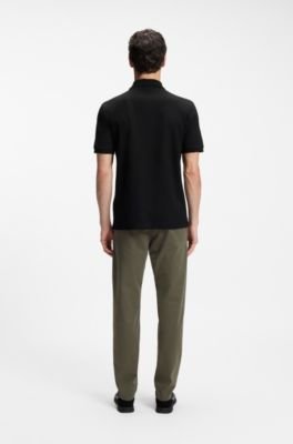 Hugo Boss Regular-fit polo shirt in honeycomb-structured cotton pique - Image 4