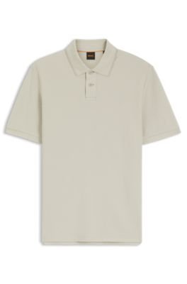 Hugo Boss Regular-fit polo shirt in honeycomb-structured cotton pique - Image 10