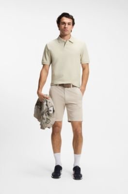 Hugo Boss Regular-fit polo shirt in honeycomb-structured cotton pique - Image 8