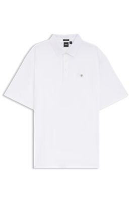 Hugo Boss Regular-fit polo shirt in mercerized interlock cotton - Image 2