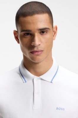 Hugo Boss Paddy slim-fit polo shirt in interlock cotton - Image 2