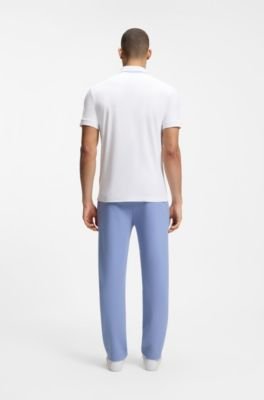 Hugo Boss Paddy slim-fit polo shirt in interlock cotton - Image 4